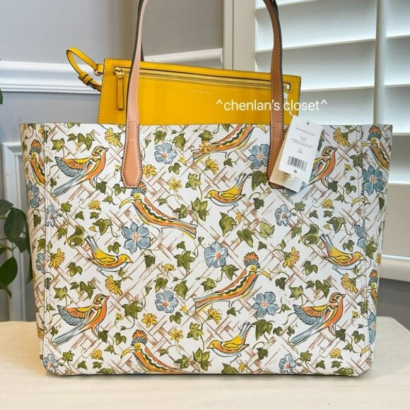 🔥NeW! Tory Burch Blake Print Tote - Picture 5 of 13